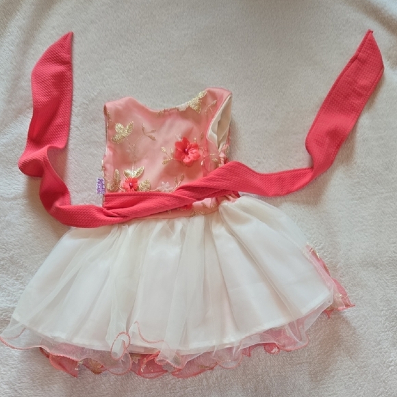 NWT Sz1 Baby FLUFFY Princess Vibes FlowerGirl Regal Baby Dazzle First Birthday - Picture 5 of 13
